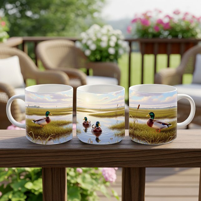 Realistic Mallard Digital Painting Mug Wrap Design (Creator Uploaded)