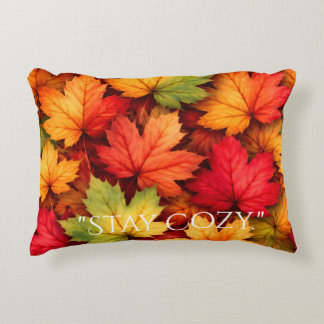 Realistic Maple Leaf Custom  Decorative Cushion