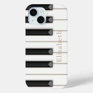 Realistic Piano Keys Custom Musician's iPhone 15 Case