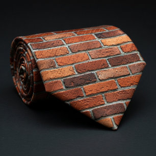 Realistic Red Brick Wall Tie