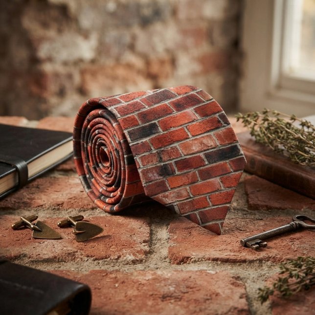 Realistic Red Brick Wall Tie (Creator Uploaded)