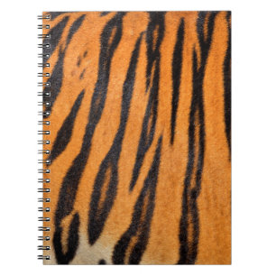 Realistic tiger skin texture. notebook