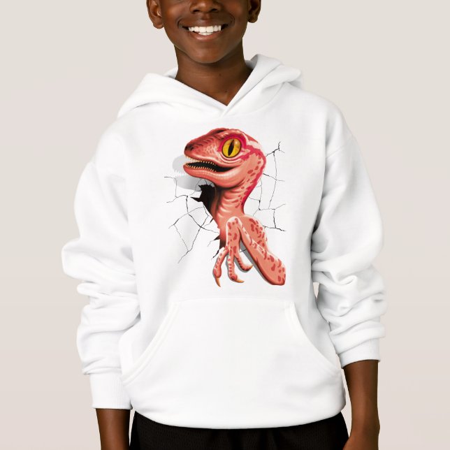 Realistic Velociraptor Dinosaur Hatching (Front)