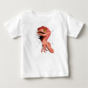 Realistic Velociraptor Dinosaur Hatching Baby T-Shirt