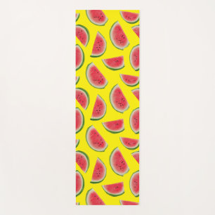 Realistic Watermelon Slice Pattern Design Yoga Mat