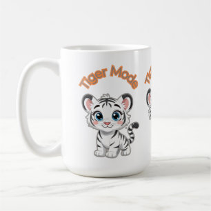 Realistic White Tiger – Photorealistic Wildlife Ar Coffee Mug