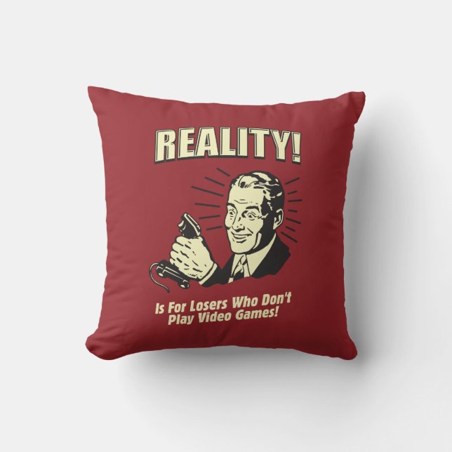 Reality: For Losers Cushion (Front)