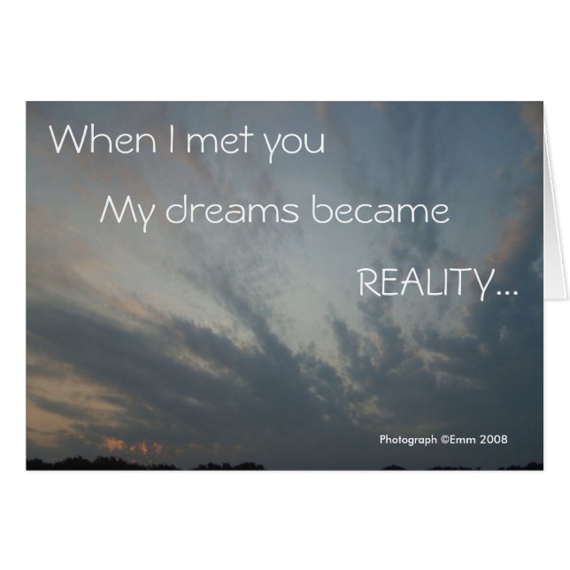 Reality Nightmare Card (Front Horizontal)