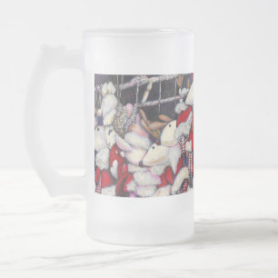 Reality on Vacation Frosted Glass Beer Mug