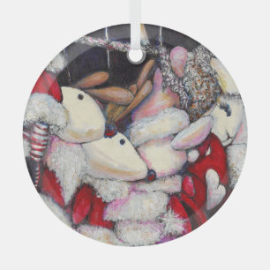 Reality on Vacation Glass Tree Decoration