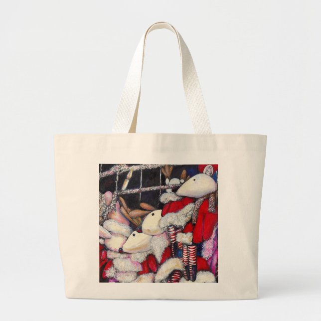 Reality on Vacation Large Tote Bag (Front)