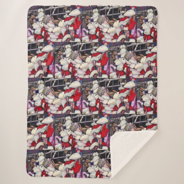 Reality on Vacation Sherpa Blanket (Front)