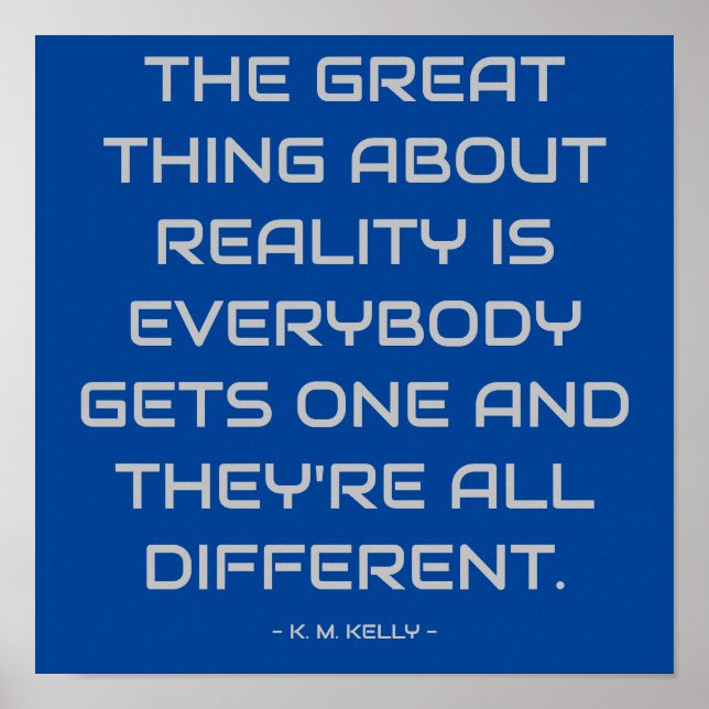 REALITY -  POSTER (Front)