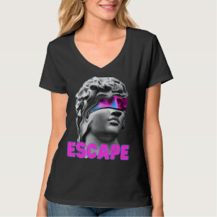 Reality Shifting Shifting Realities Escape Vaporwa T-Shirt