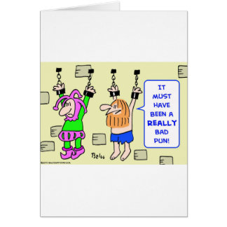 really bad pun hanging prisoners