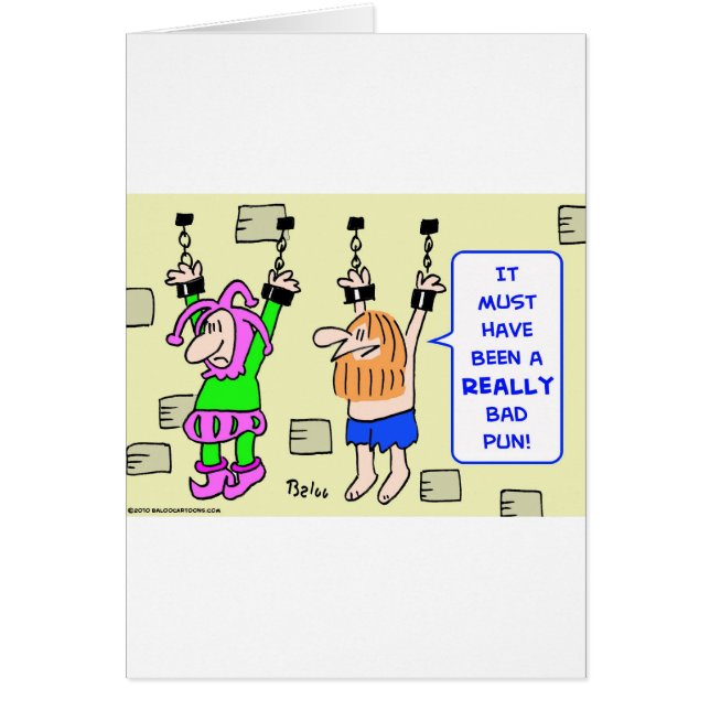 really bad pun hanging prisoners (Front)