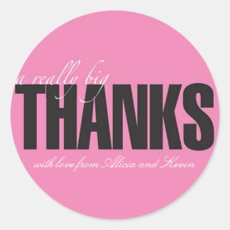 Really Big Thanks Sticker