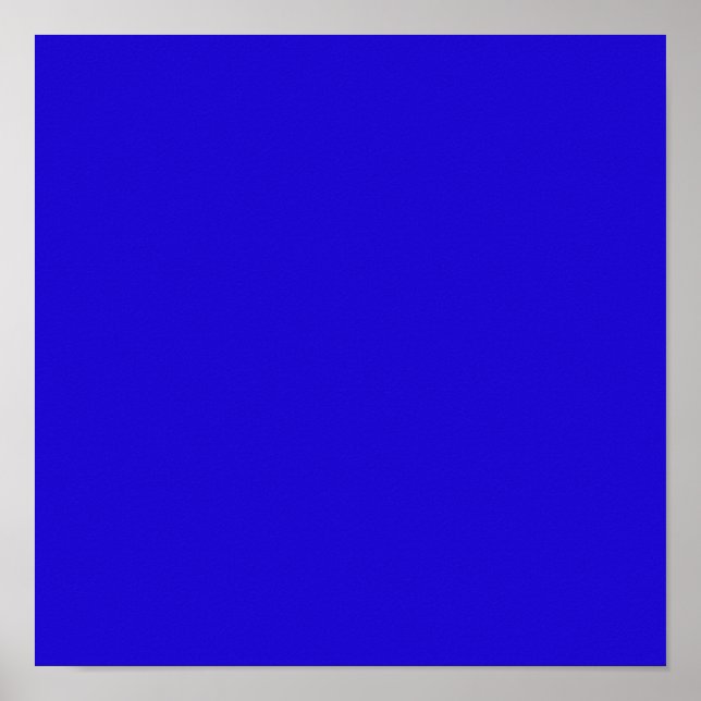 Really Blue Poster (Front)