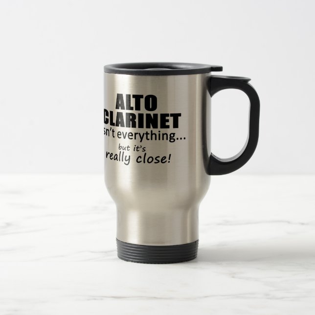 Really Close Alto Clarinet Travel Mug (Right)
