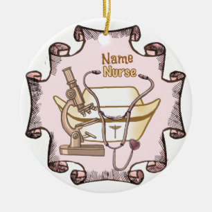 Really cool nurse  ceramic tree decoration