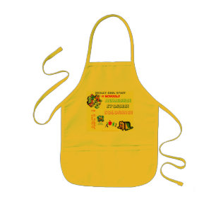 "Really cool stuff in School" Kids Apron