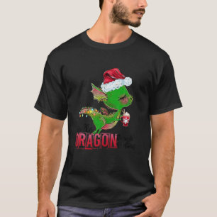 Really dragon through Christmas dragon coffee love T-Shirt