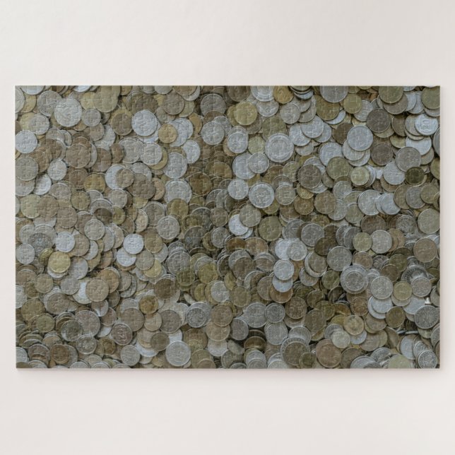 Really impossible Polish coins jigsaw puzzle (Horizontal)