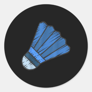 Really Like Badminton Shuttle Birdie 1  Classic Round Sticker