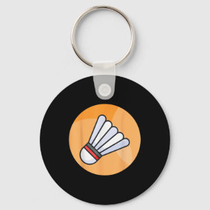 Really Like Badminton Shuttle Birdie 5 Key Ring