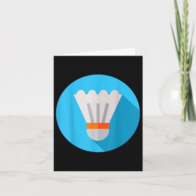 Really Like Badminton Shuttle Birdie 8  Card (Front)