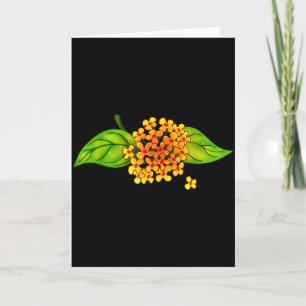 Really Like Osmanthus Flower Tea Eastern Asia Card