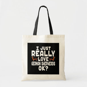 Really Love German Shepherd Tote Bag