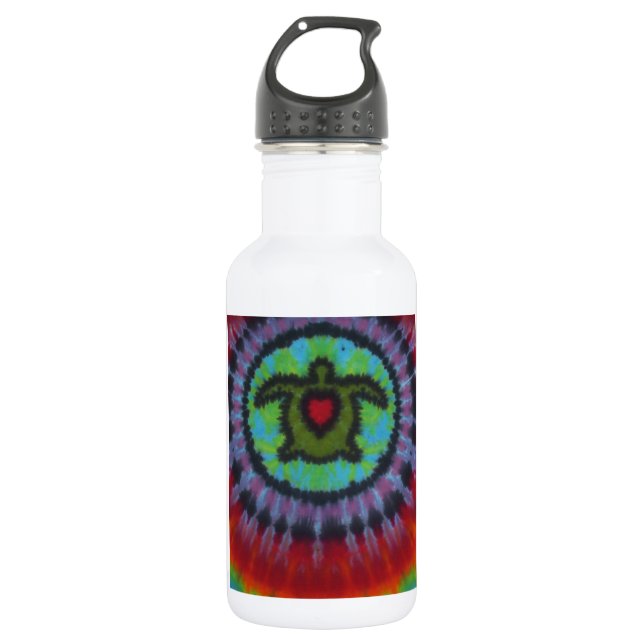 Really Love Turtles Tie Dye 532 Ml Water Bottle (Front)