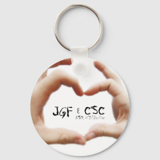 REally Nice Day (Mar) 011b, JGF & CSC , EST. 07... Key Ring