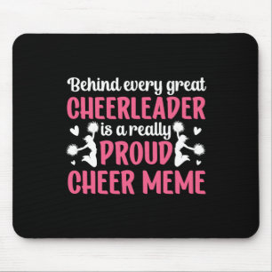Really Proud Cheer Meme Of A Cheerleader Meme Gran Mouse Pad