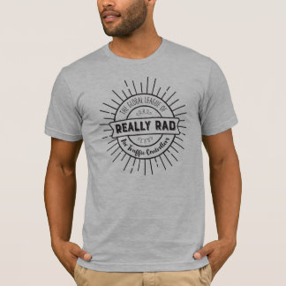 Really Rad Air Traffic Controllers - Black Text T-Shirt