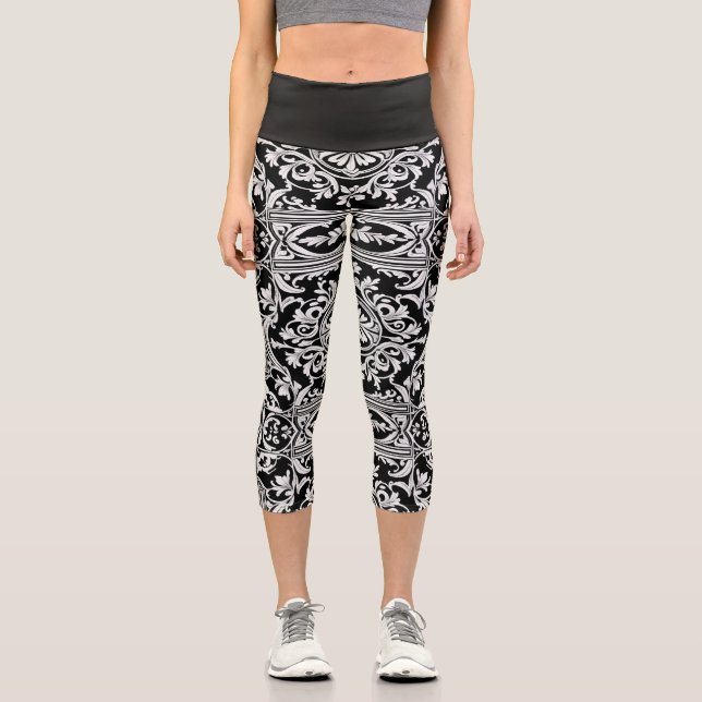 Really Regal Capri Leggings (Front)