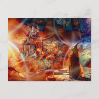 Realm of a wizard postcard