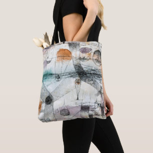 Realm of Air Paul Klee Abstract Expressionist Tote Bag