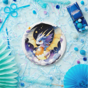 Realm of Dragons: Baby Shower Paper Plate