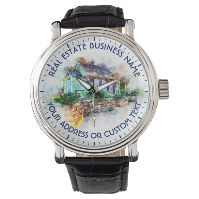 Realtor Agent Real Estate Agency And Business Name Watch (Front)