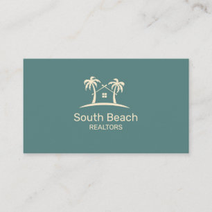 Realtor Business Card With Listings QR Code