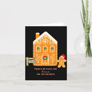 Realtor Christmas Funny Realtor Holiday Gingerbrea Card