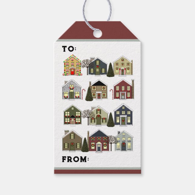 Realtor Christmas Gift Tags (Front)