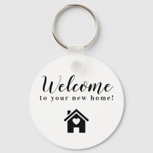 Realtor Closing Gift Welcome to your New Home  Key Ring