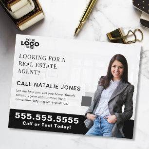 Realtor Farming Mailer Real Estate Marketing Logo Postcard