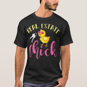 Realtor Funny Women Gift Chick Cute Real Estate Ag T-Shirt