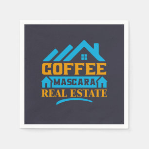 Realtor Gift Coffee Mascara Real Estate Napkin