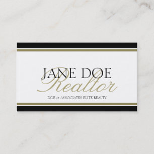 Realtor Gold Script - Available Letterhead - Business Card