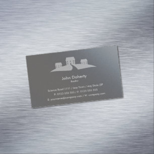 Realtor Graphic Platinum Magnetic Business Card